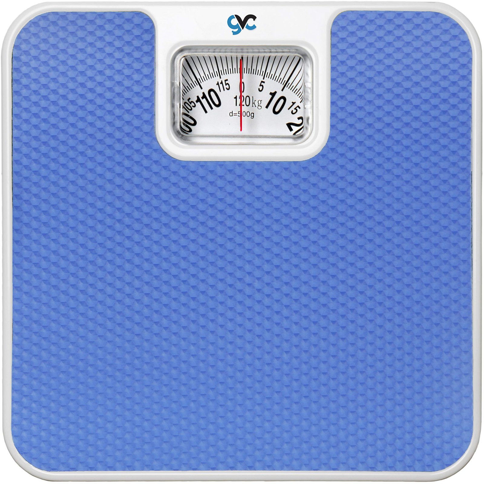GVC Iron Analogue Personal Health Check Up Fitness Weighing Scale (Blue), 120 Kilograms