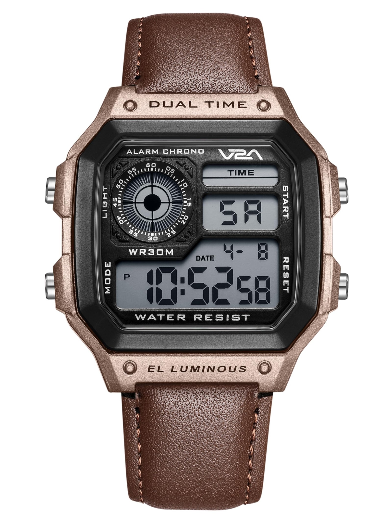 V2A Chronograph Ultra-Thin Unisex Multi Function Digital Sports Watch for Boy ANG Girls | Watch for Women | Wrist Watch for Men | Kid’s Watch | Watches