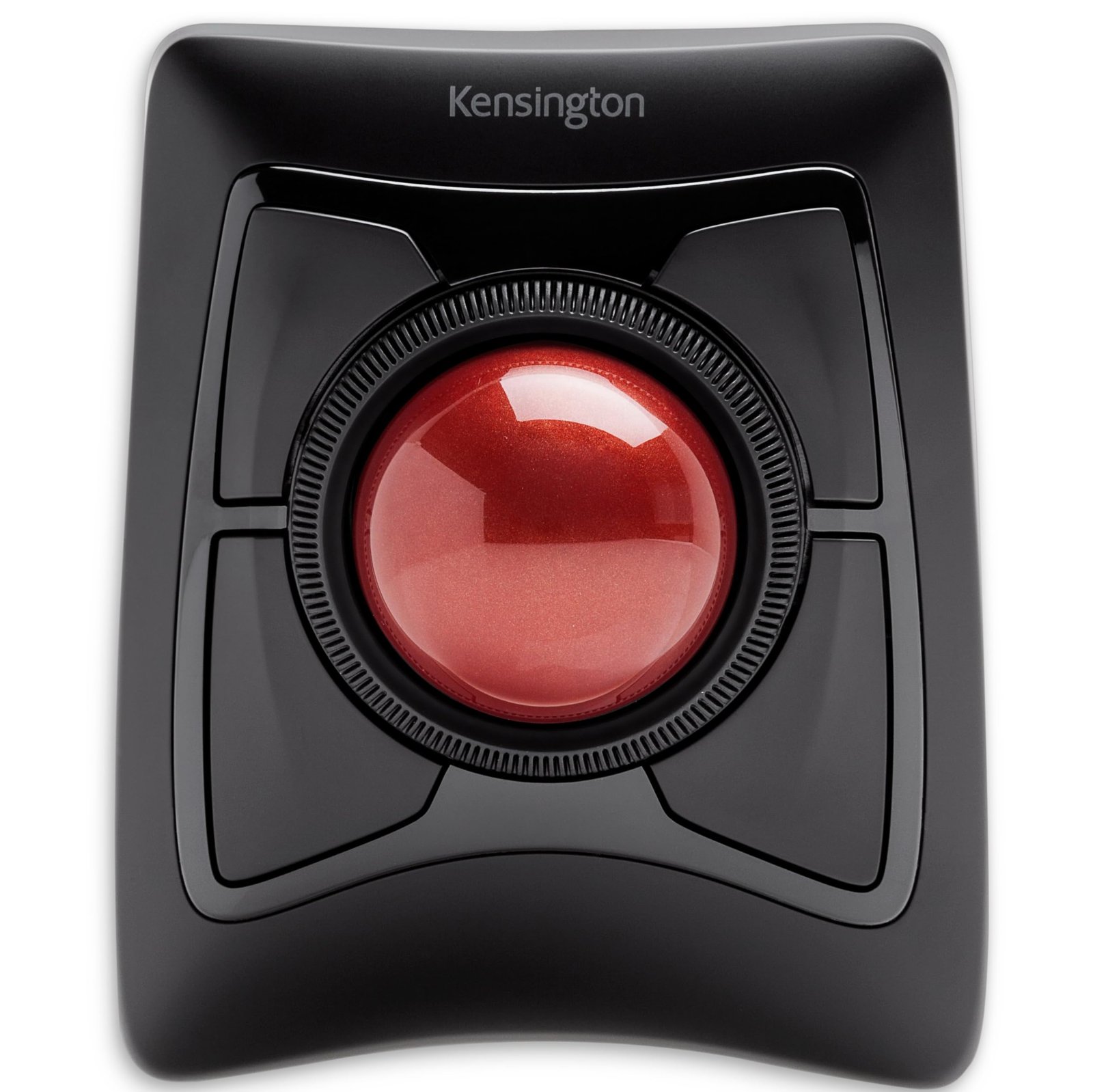 Kensington Expert Mouse® Wireless Trackball Mouse, Easy Finger Control, Precision and Smooth DiamondEye™ Optical Tracking, Ergonomic and Ambidextrous Comfort Design for Windows, PC and Mac (Black)