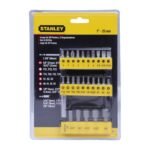 Stanley 68-071-23 26-Piece Insert-Bit Chrome-Vanadium Screwdriver Set For Home, Diy, Professional & Industrial Use Ideal For Electrical & Plumbing Tasks, Yellow & Black – Chrome Vanadium Steel
