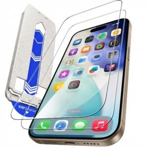 Mr.Shield Align-X Tempered Glass Screen Protector for iPhone 16 Pro Max