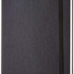 AccuPrints A5 Hard Bound Diary 200 Pages |80 GSM| Notebook Diary with Elastic Lock | Ruled Sheets Good For Journaling, Offices (Black)