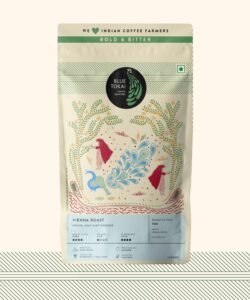 Blue Tokai Coffee Roasters Vienna Roast – Dark Roast | French Press Grind 250g | 100% Arabica Beans | Specialty Coffee Bag | Freshly Roasted Ground Coffee