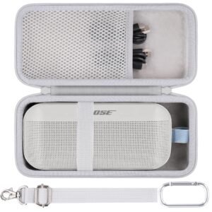 co2CREA Hard Travel Case for Bose SoundLink Flex 2nd Gen Speaker, Fog Grey