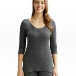 Jockey Women’s Super Combed Cotton Rich Three Quarter Sleeve Thermal Top with StayWarm Technology