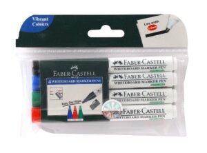 Faber-Castell Whiteboard Marker – Pack of 4 (Assorted)