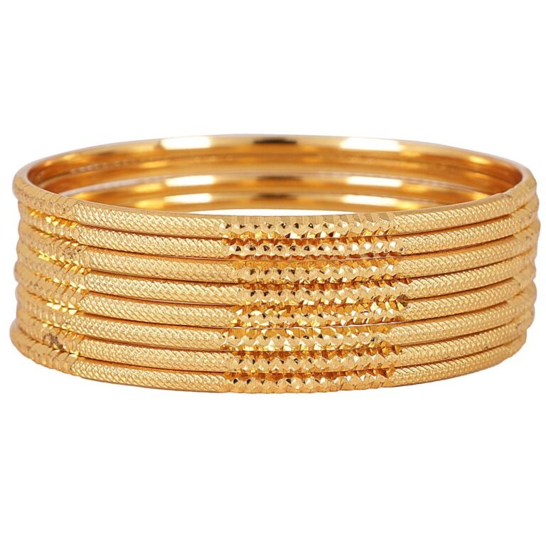 Shining Diva Fashion Latest One Gram Gold Plated Set of 8 Traditional Bangles for Women and Girls