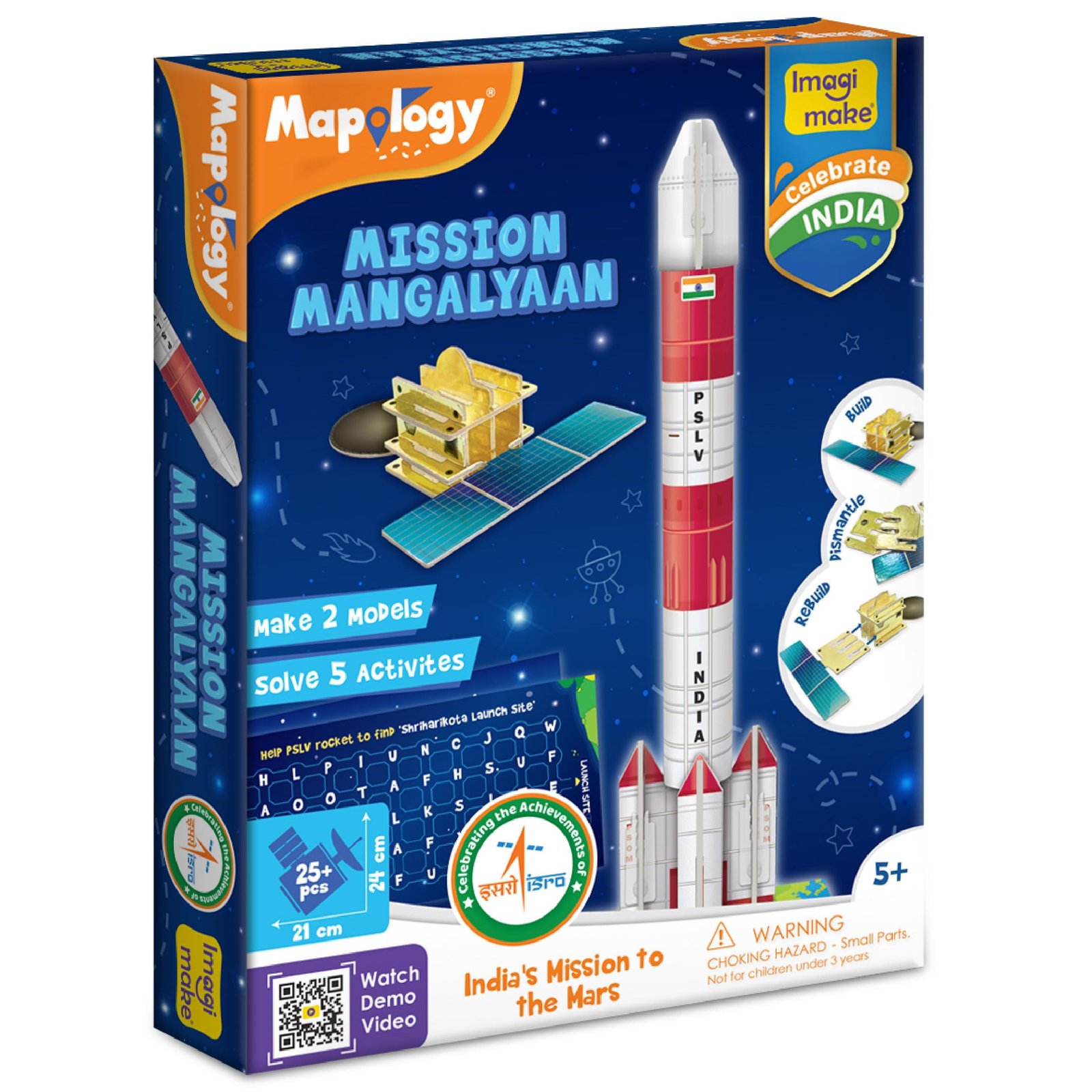 Imagimake Mapology Mangalyaan | Educational STEM Toy for Kids Age 5+
