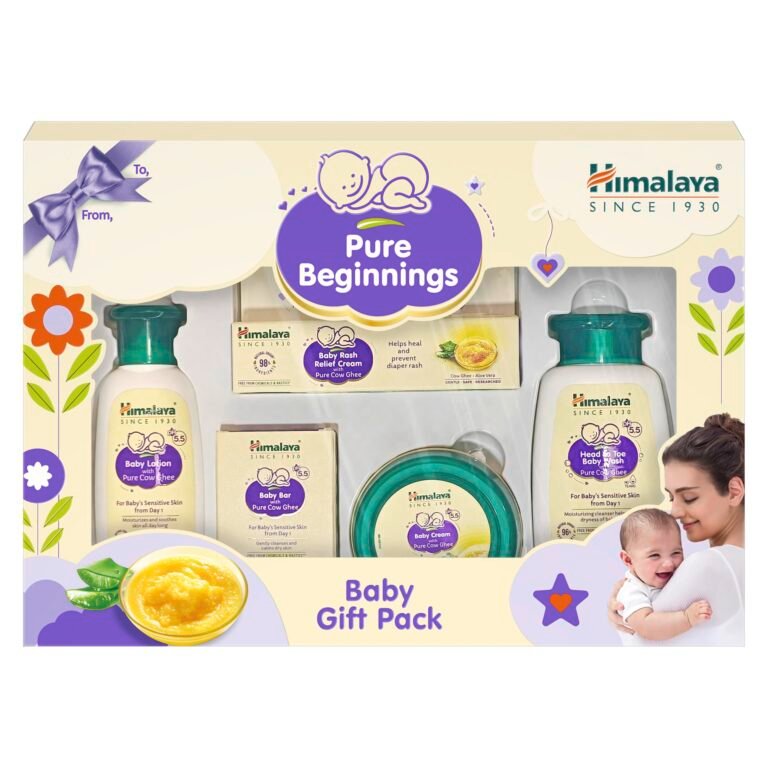 Himalaya Ghee Baby Gift Pack of 5| Moisturizing Skincare Regime