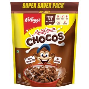 Kellogg’s Multigrain Chocos, 1.05kg | Multigrain Energy, More Chocolatey | No-Maida | Power Of 5 Nutrients Protein, Fibre, Iron, Calcium, Vitamins | Kids Breakfast Cereal