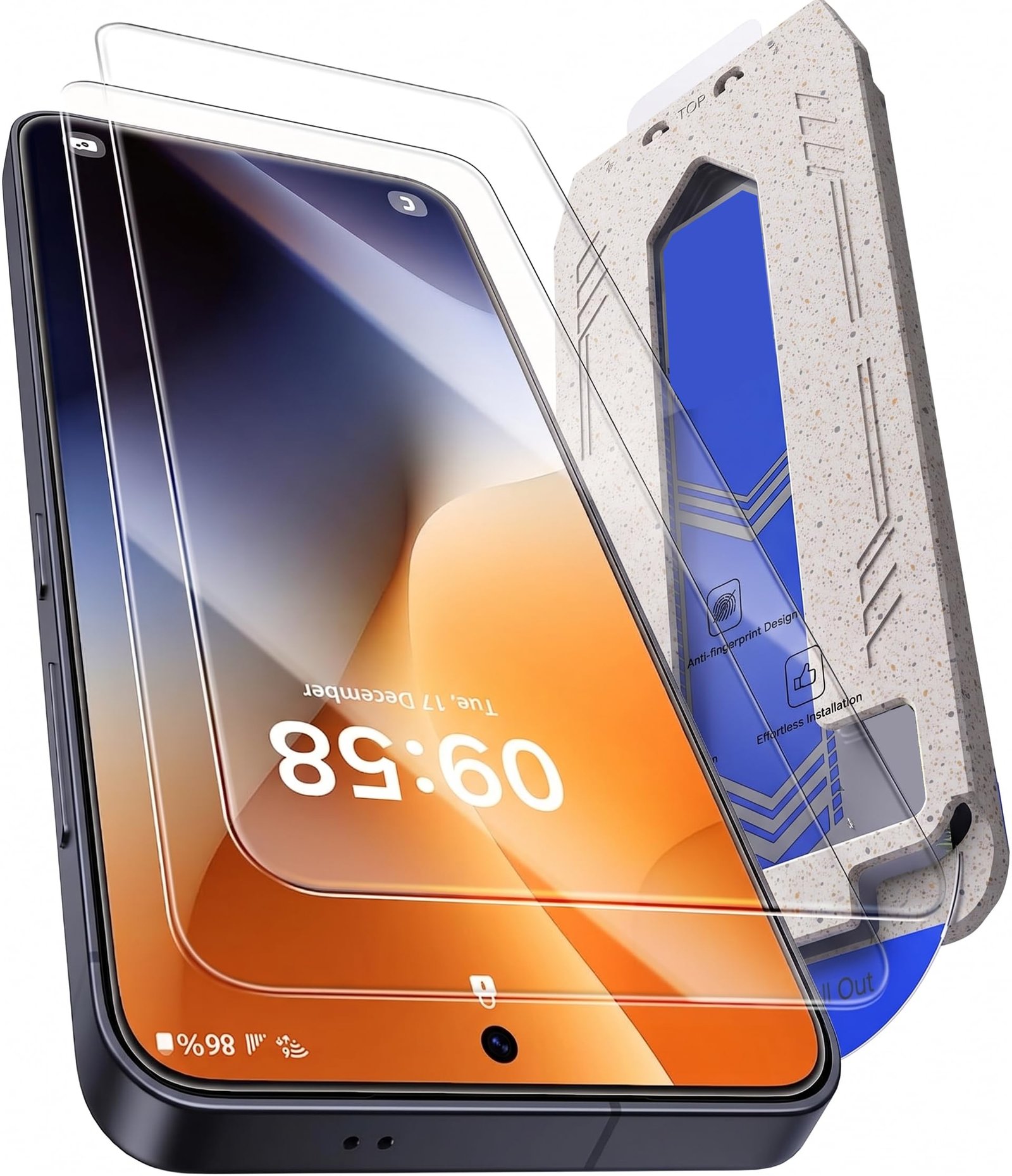 Mr.Shield Screen Protector for Samsung Galaxy S25 Plus and S24 Plus