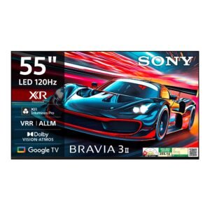 Sony 139 cm (55 inches) Smartchoice BRAVIA 3II Ultra HD Smart LED Google TV K-55XR30M2