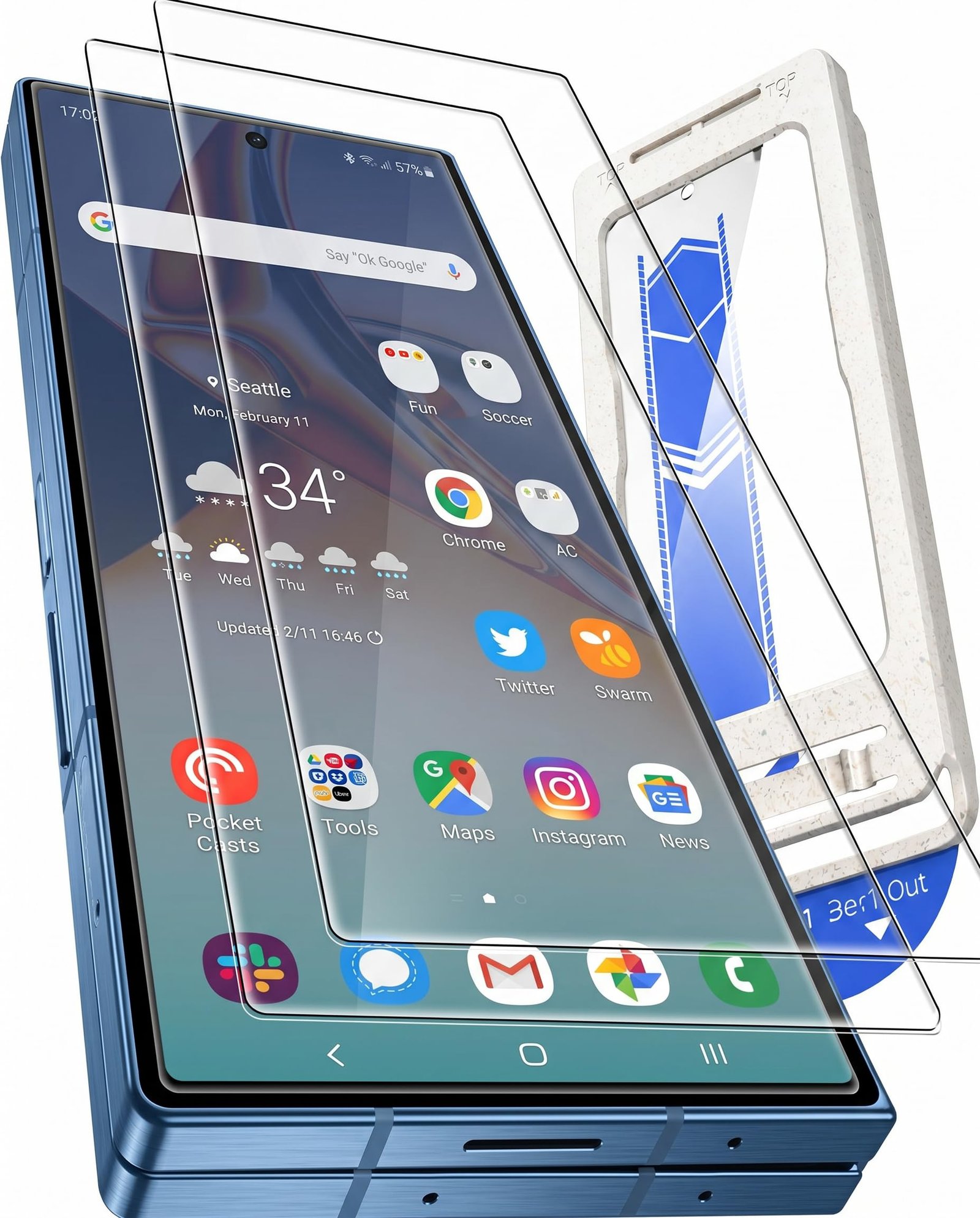 Mr.Shield Screen Protector for Samsung Galaxy Z Fold 8 Ultra/Z Fold 7