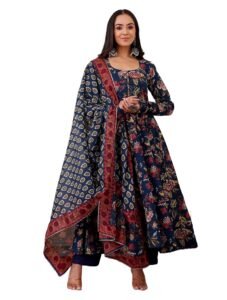 KLOSIA Women’s Viscose Kurta and Pant with Dupatta Set