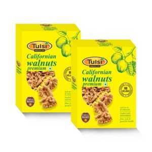 Tulsi California Walnut Kernels Premium 400g (200g x 2 | Light Colored Halves | Rich in Omega-3 | Akhrot Giri | Delightful Snack | Without Shell | Brain Food | Crunchy Nuts | Rich in Dietary Fiber | Pack of 2
