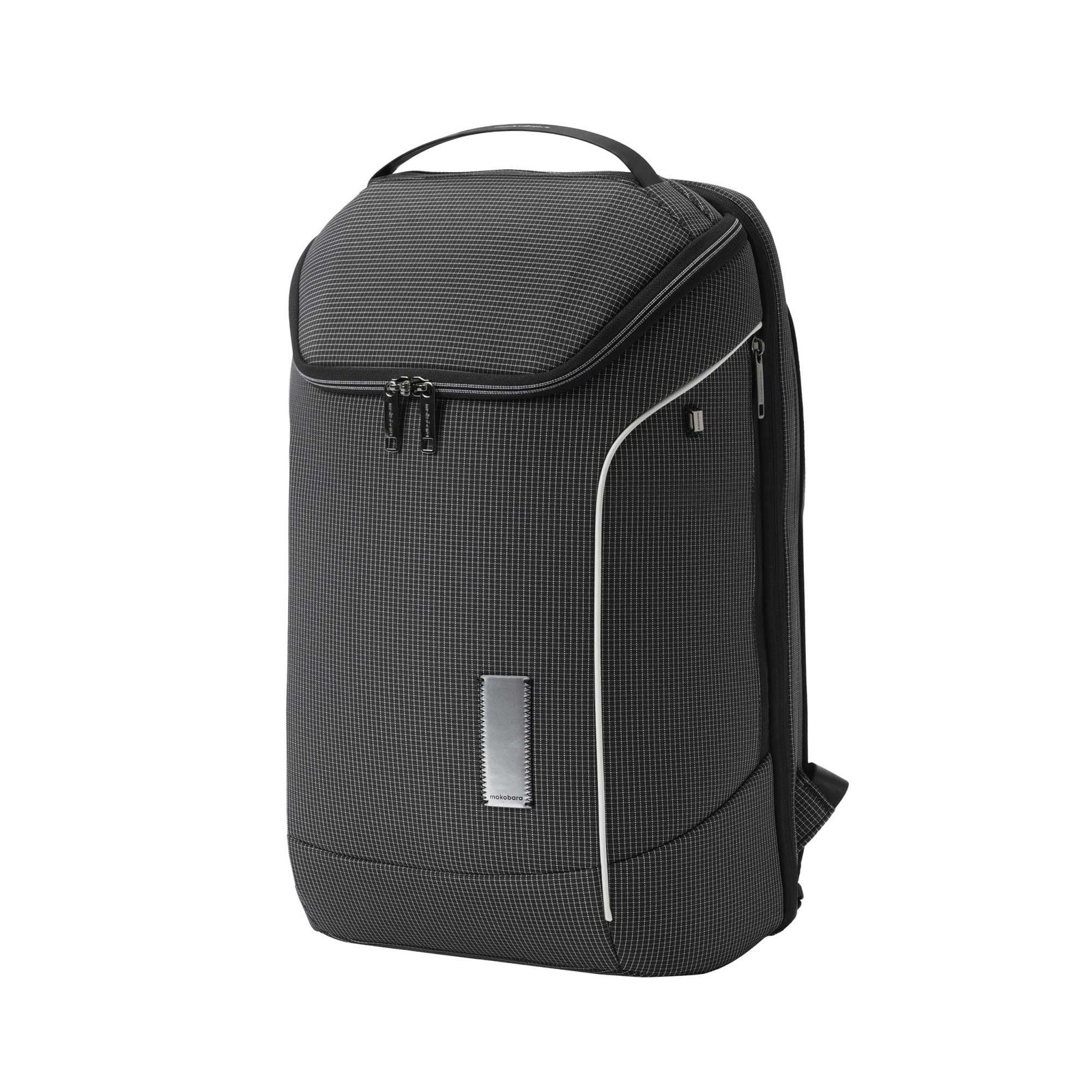 MOKOBARA Transit Z 30L Laptop Backpack 15.6 Inch Office Travel Black-White