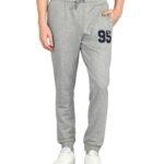 Alan Jones Clothing Men Mid Rise Cotton Blend Joggers Track Pants | French Terry | Zipper Pocket | Casual, Gym & Lounge Wear