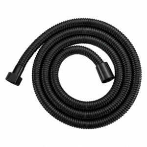 Amazon Basics Stainless Steel Flexible Health Faucet Hose Pipe | Rust-Proof Chrome Finish | Leak-Resistant Shower Hose for Jet Spray & Hand Shower | Universal Bathroom Connector