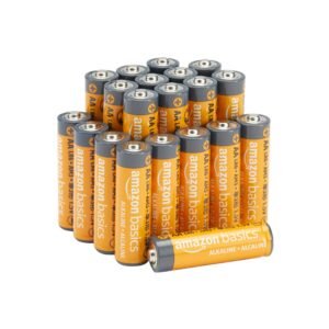 AmazonBasics AA Performance Alkaline Non-rechargeable Batteries (20-Pack) – Packaging May Vary