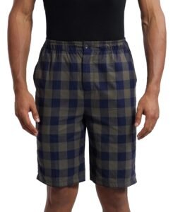 Jockey US88 Men’s Super Combed Mercerized Cotton Woven Fabric Regular Fit Printed Bermuda with Side Pockets (Colors & Prints May Vary)