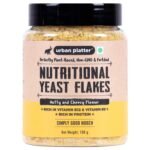 Urban Platter Nutritional Yeast Flakes, 100g (Rich in Vitamin B12 | Gluten-Free | Perfectly Plant-Based Nutty and Cheesy Nooch | Savoury Seasoning)