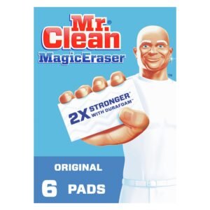 Mr. Clean Magic Eraser Original, Cleaning Pads with Durafoam, 6 Count