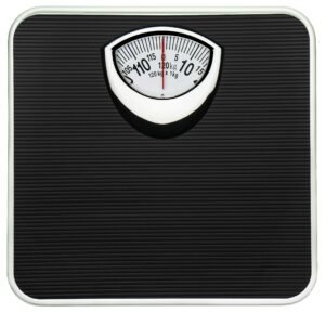 GVC Analogue Personal Health Check Up Fitness Weighing Scale (Black)