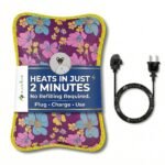 Hot Water Bag BLACK OLIVE® Heating Gel Bag For Pain Relief Electric Hot Pack Heat Pad Electric Heating Pad For Menstrual, Period Cramps, Back & Muscle Pain Men & Women With Charging Cord (Multicolor/Assorted)