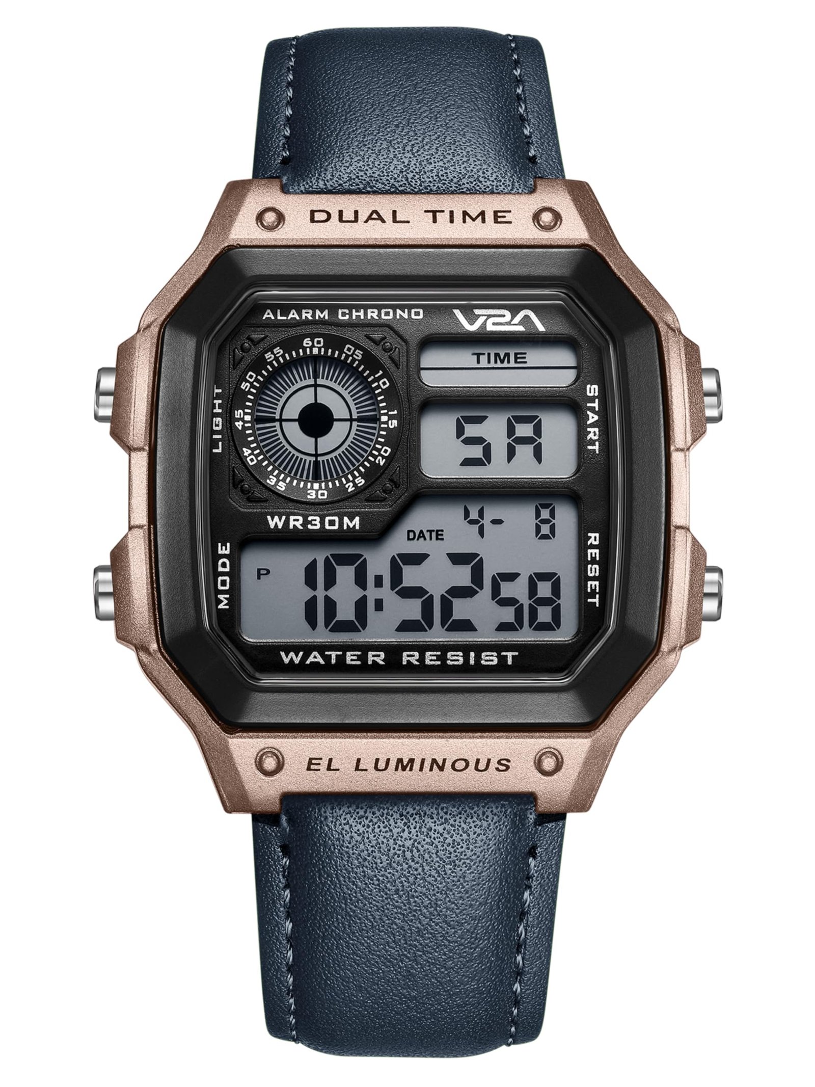 V2A Chronograph Ultra-Thin Unisex Multi Function Digital Sports Watch for Boy ANG Girls | Watch for Women | Wrist Watch for Men | Kid’s Watch | Watches