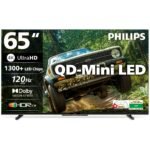 PHILIPS 164 cm (65 inches) 4K Ultra HD QLED Smart QD-Mini LED Google TV 65MLED610/94