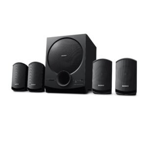 Sony SA-D40M2 All in One 4.1ch Home Theatre System with 100W Power Output and Powerful Subwoofer – Black (Model no.YY2090C)