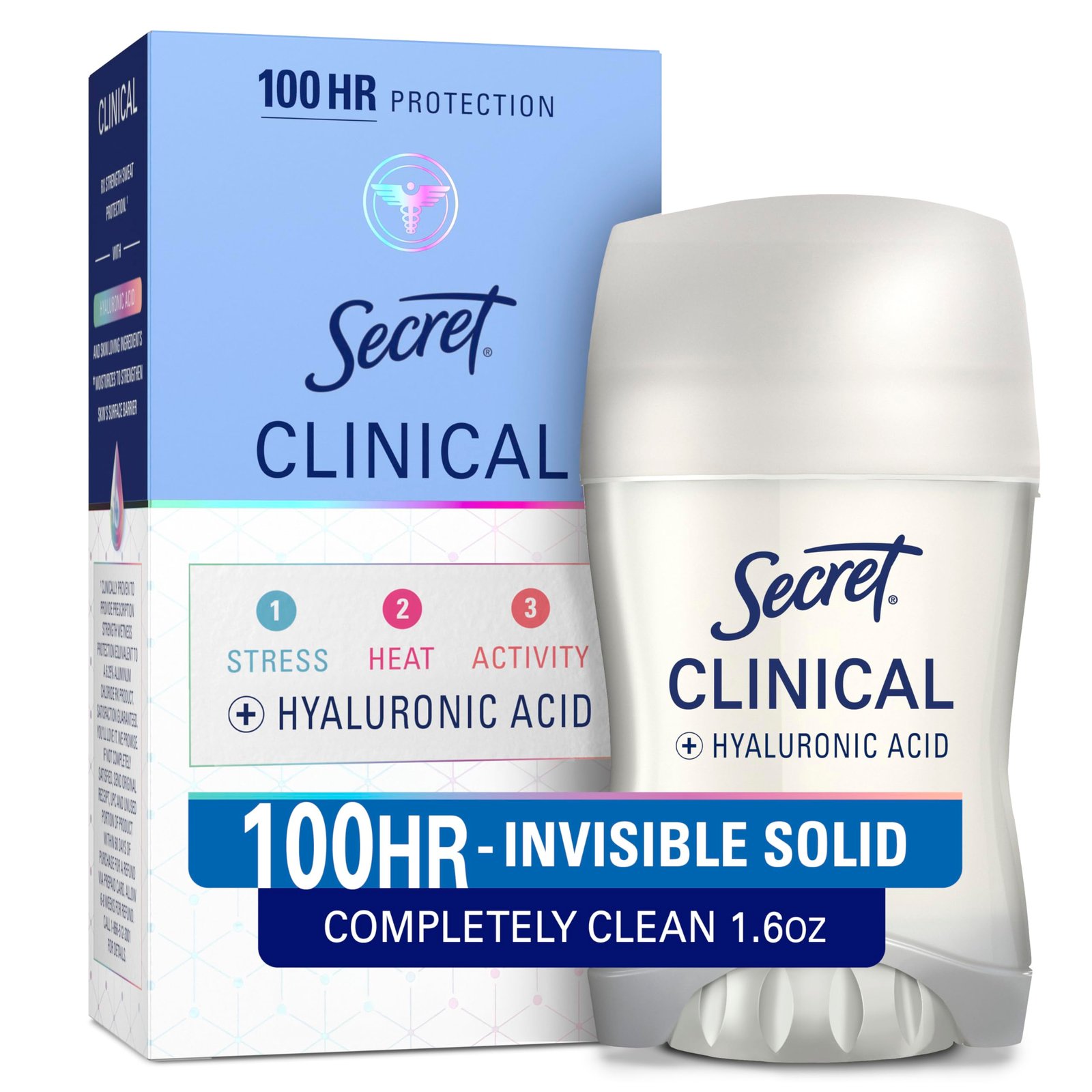 Secret Clinical Strength Deodorant Invisible Solid Completely Clean