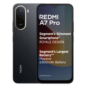 REDMI A7 Pro 4G (Black, 4GB RAM, 64GB Storage) | Segment’s Slimmest Smartphone | Segment’s Largest 6300mAh Battery | Segment’s Largest 17.53cm and Smoothest 120Hz Display | Charger in the Box
