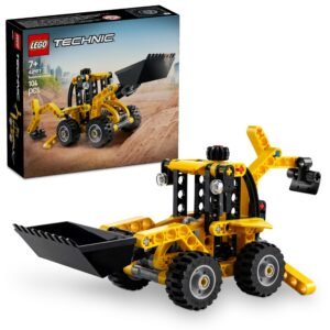LEGO Technic Backhoe Loader Construction Toy Vehicle Set 42197 Building Blocks Toys for 7+ Gift for Boys and Girls