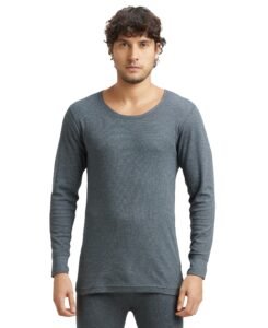 Jockey Men’s Super Combed Cotton Rich Fabric Full Sleeved Thermal Undershirt with StayWarm Technology