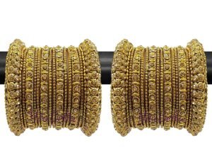 YouBella Jewellery Traditional Gold Plated Bracelet Bangles Set for Girls and Women