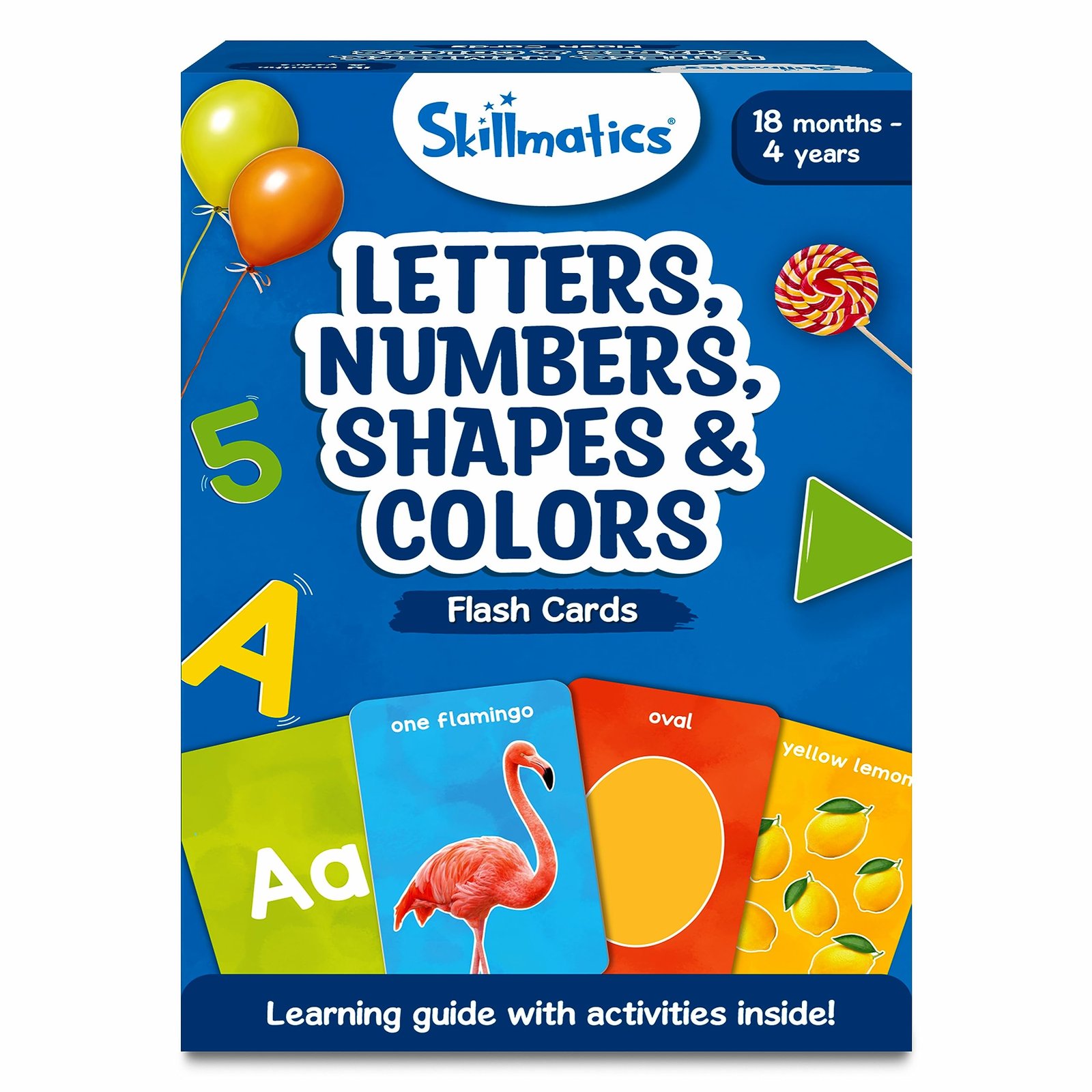 Skillmatics Thick Flash Cards for Toddlers – Preschool Learning Activities