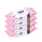 Himalaya Moisturizing Baby Wipes with Lid | 72 Wipes x B3 G1 Free – 288 Wipes| With Indian Lotus & Aloe Vera | Protects baby’s skin from Dryness |