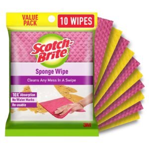 Scotch-Brite Sponge Wipe Large -10N (Pack of 2)