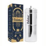 PAJAKA South Indian Filter Coffee Maker – 400 ML Capacity, Stainless Steel Madras Kaapi Kappi Drip Decoction Coffee Brewer, Big Size for 6-8 Cups, Home & Kitchen