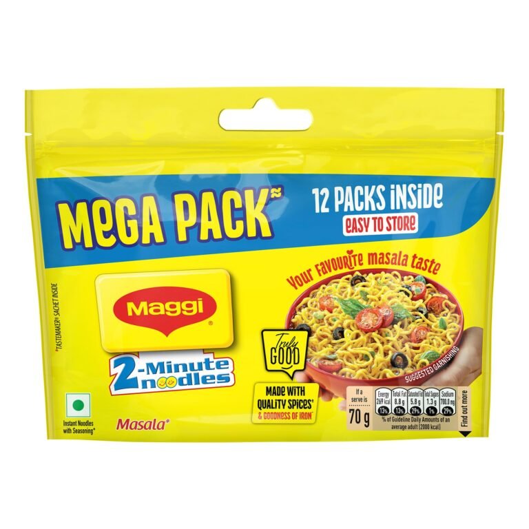 MAGGI 2-Minute Instant Noodles 12 x 70/75g each (Weight may vary)