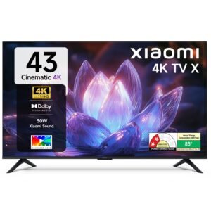 Xiaomi (108 cm) 43 inch Smartchoice X 4K Ultra HD Smart | Dolby Vision | Eye Care Mode | Google TV | L43MB-AIN