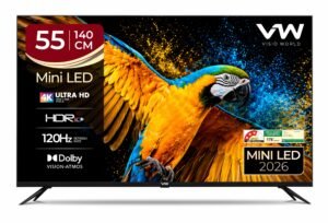 Visio World VW 140 cm (55 inches) 4K Ultra HD QLED Smart Mini LED Google TV VW55MINIQ1