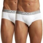 Jockey 8037 Men Super Combed Cotton Solid Brief with Ultrasoft Waistband_(Pack of 2)