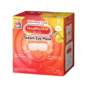 MegRhythm Steam Hot Eye Mask – Ripe Yuzu – 12 pieces