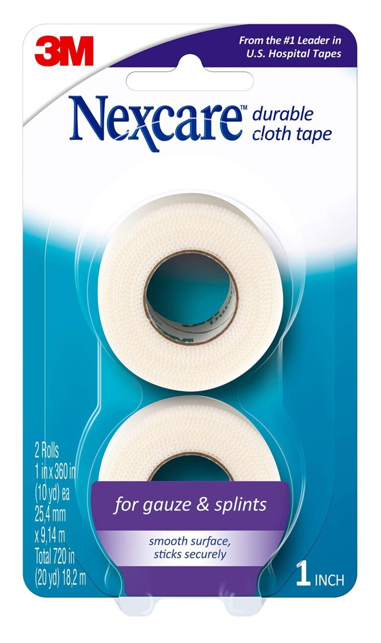 Nexcare Durapore Durable Cloth Tape 1 Inch X 10 Yards, 2 ea