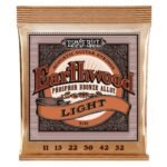 Ernie Ball Earthwood Light Phosphor Bronze Acoustic Guitar Strings – 11-52 Gauge