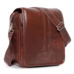 Bagneeds® Premium Synthetic Leather Side Sling Bag for Men & Women | Crossbody Tablet & Messenger Bag (Not for Laptop Use) | Daily Office Bag