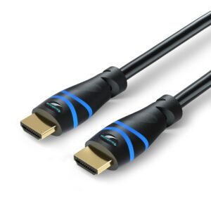BlueRigger 8K HDMI 2.1 Cable (6FT, 8K 60Hz HDR, 4K 120Hz, High Speed 48Gbps with Ethernet, eARC, 3D, HDCP 2.3) – Compatible with PS5, Xbox, Roku, Apple TV, Switch, PC