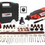 UniQual 140pcs Universal Chuck Rotary Tool Kit Die Grinder with Superior Accessories |Flexible Shaft|Drill Locator|Safety Shield|Cutting|Drilling|Engraving| Industrial and DIY with 6 months warranty